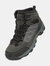 Womens/Ladies Rapid Waterproof Suede Walking Boots - Black - Black