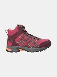 Womens/Ladies Shadow Softshell Walking Boots- Berry