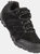 Womens/Ladies Suede Outdoor Walking Shoes - Black - Black