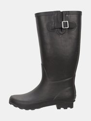 Womens/Ladies Tall Galoshes - Black