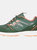 Womens Lakeside Walking Shoes - Khaki Green/Orange