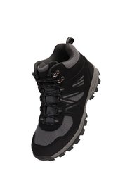 Womens Mcleod Wide Walking Boots - Black - Black