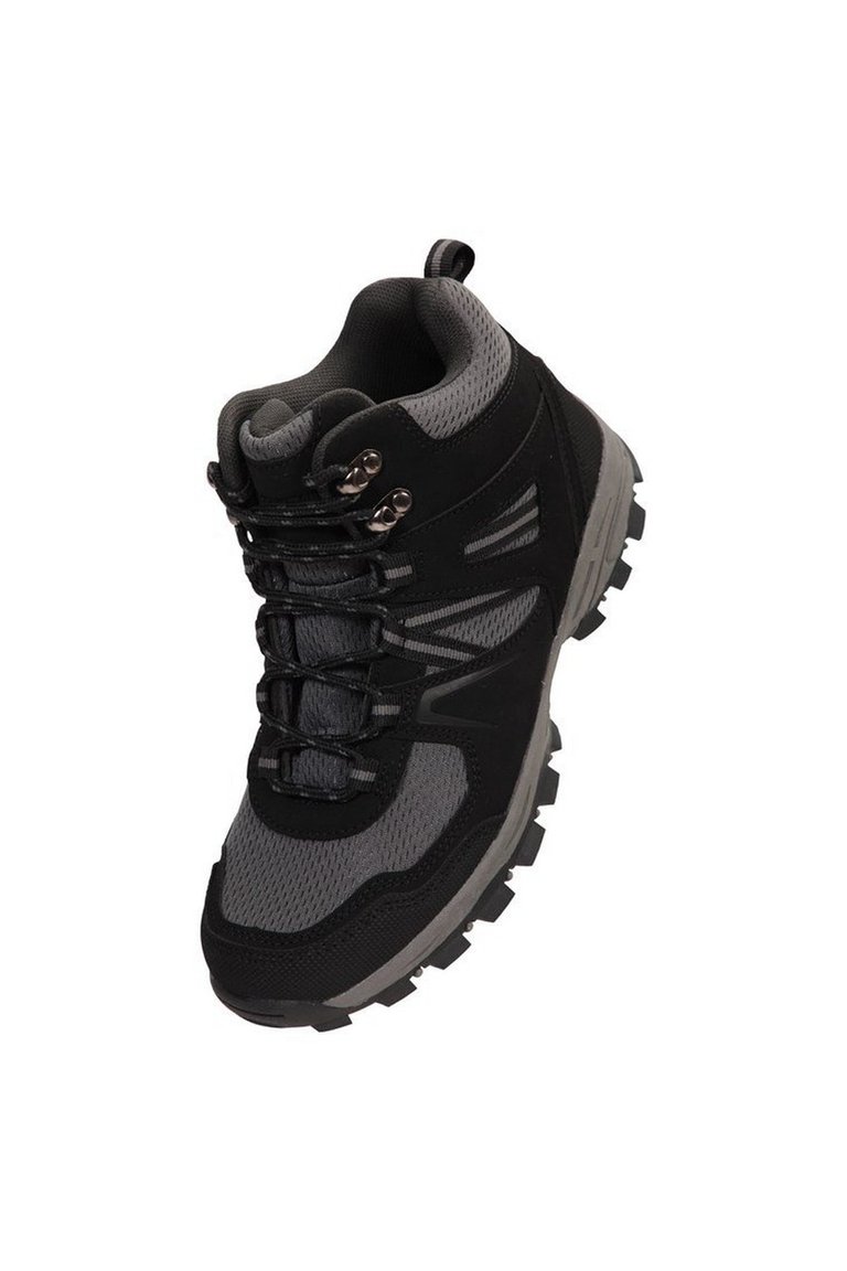Womens Mcleod Wide Walking Boots - Black - Black