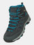 Womens Rapid Waterproof Suede Walking Boots - Gray - Gray