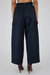 Adelaide Denim Cargo Pants In Dark Blue