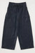 Adelaide Denim Cargo Pants In Dark Blue