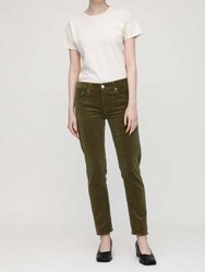 Ailey Courduroy Pant In Khaki