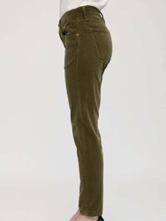 Ailey Courduroy Pant In Khaki