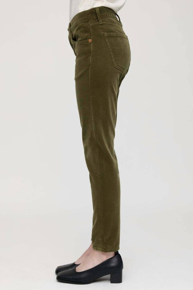 Ailey Courduroy Pant In Khaki