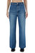 Cambria Centerpress Wide-Cropped Jean In Blue - Blue