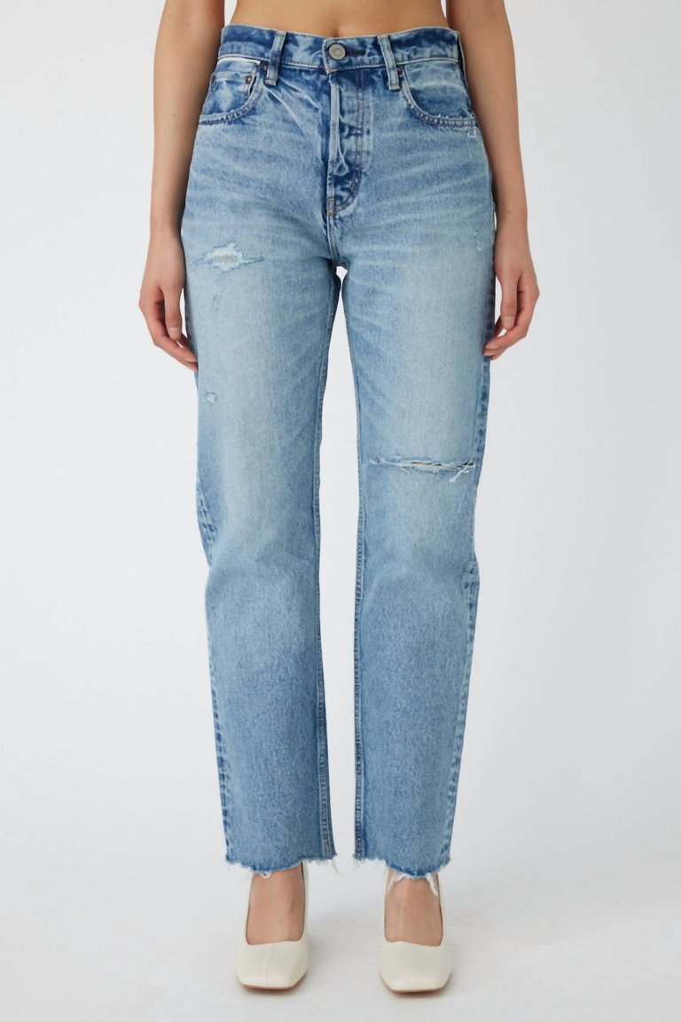 Elma Wide Straight Jean - Blue