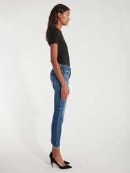 Glendale Comfort Mid Rise Cropped Skinny Jeans
