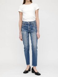 Hammond High-Rise Skinny Jean In Blue - Blue