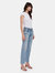 Hesperia Distressed Straight Leg Jeans