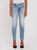 Kelley Mid Rise Ankle Length Tapered Jeans - Blue