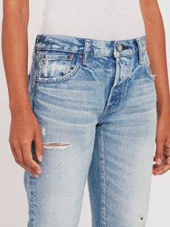 Kelley Mid Rise Ankle Length Tapered Jeans