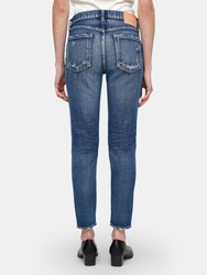 Lenwood Mid Rise Ankle Cut Skinny Jeans