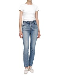 Lombard Slim Straight Jean In Blue - Blue