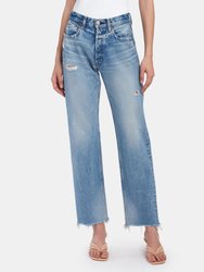 Lomita Wide Straight Leg Jean - Blue