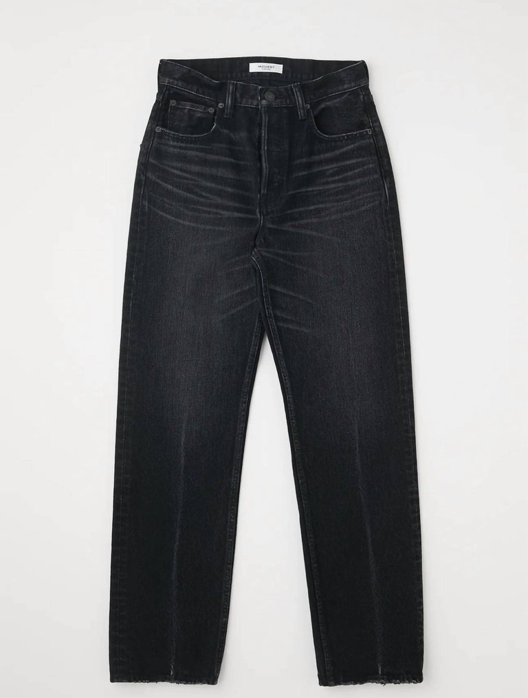 Murrieta Wide Straight Leg Jean In Black