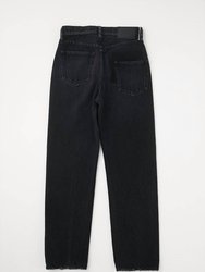 Murrieta Wide Straight Leg Jean In Black