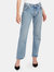 Norwalk Mid Rise Ankle Cut Straight Fit Jeans