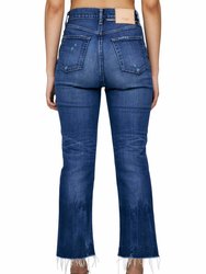 Rhode Cropped Flare High Rise Jeans