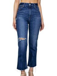 Rhode Cropped Flare High Rise Jeans