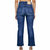 Rhode Cropped Flare Jean In Dark Blue