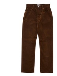 Slater Corduroy Straight Pant In Camel