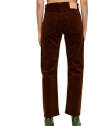 Slater Corduroy Straight Pant In Camel