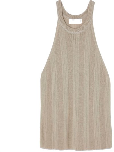 Moussy Vintage Swarm Delta Tank Top In Beige product