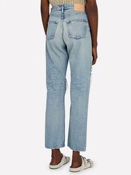 Teaneck Wide-Leg Jeans In Light Blue