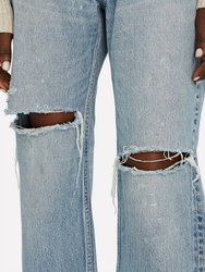 Teaneck Wide-Leg Jeans In Light Blue