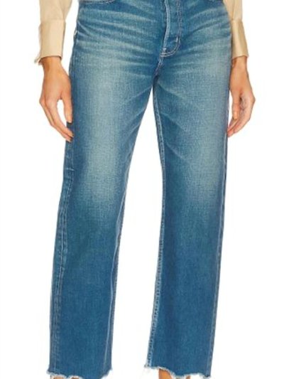 Moussy Vintage Walmore Wide Straight Jeans In Medium Wash product