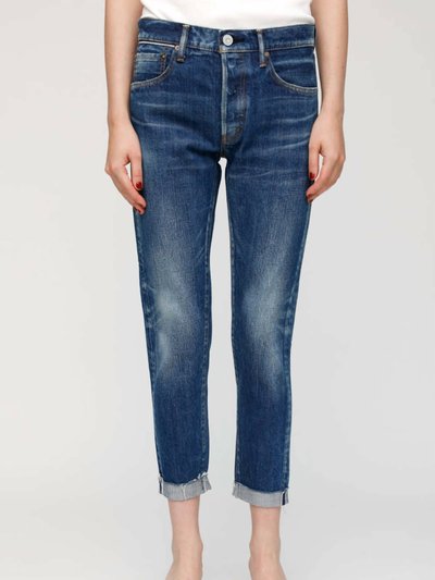 Moussy Vintage Wilbur Tapered Mid-Rise Jean In Blue product