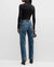 Women's Sundown Straight Leg Jeans In Blu