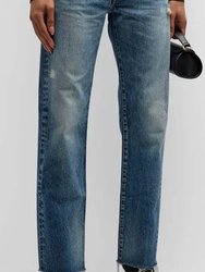 Women's Sundown Straight Leg Jeans In Blu