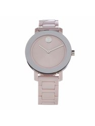 Womens Bold 3600709 Evolution Quartz Blush Dial Watch - Pink