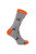 Mr Heron - Mens Animal Patterned Design Soft Bamboo Novelty Socks - Monkeys - Grey