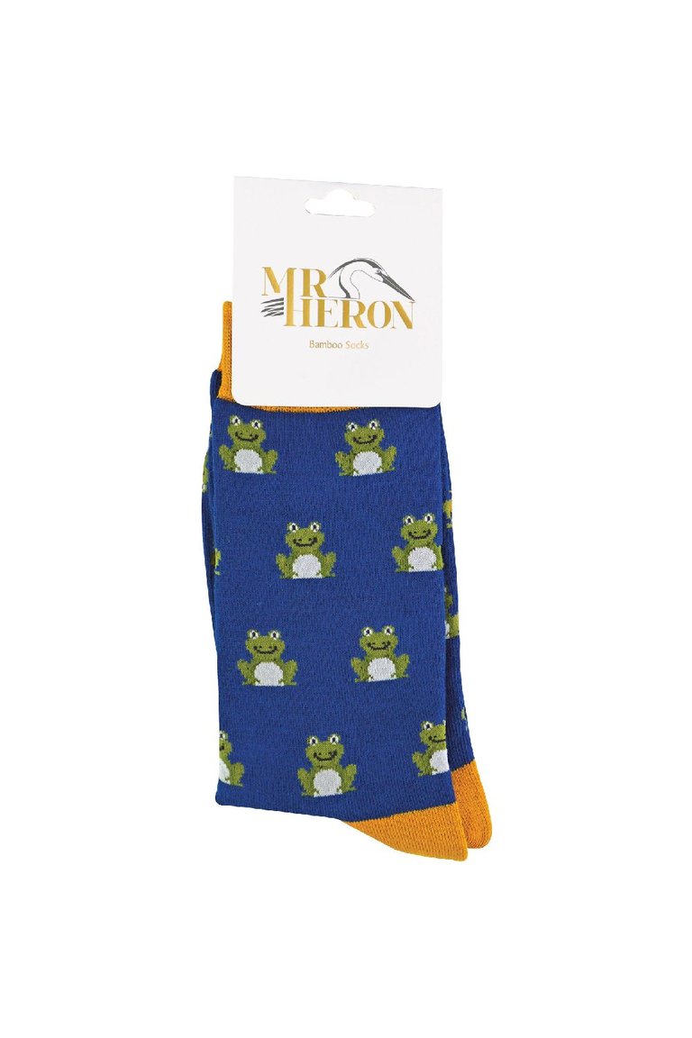 Mr Heron - Mens Animal Patterned Design Soft Bamboo Novelty Socks