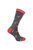 Mr Heron - Mens Animal Patterned Design Soft Bamboo Novelty Socks - Roosters - Charcoal