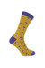 Mr Heron - Mens Animal Patterned Design Soft Bamboo Novelty Socks - Honey Bee - Yellow