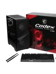 Codex Gaming Desktop - i5 12400F - NVIDIA GeForce RTX 4060 - 16GB/1TB SSD