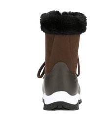 Muck Boots Womens/Ladies Apres Leather Lace Up Mid Boot (Brown)