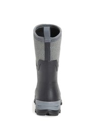 Womens/Ladies Arctic Ice Mid Boot - Gray/Black Print