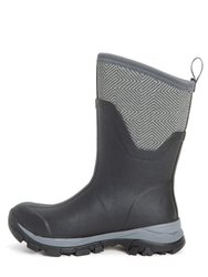 Womens/Ladies Arctic Ice Mid Boot - Gray/Black Print