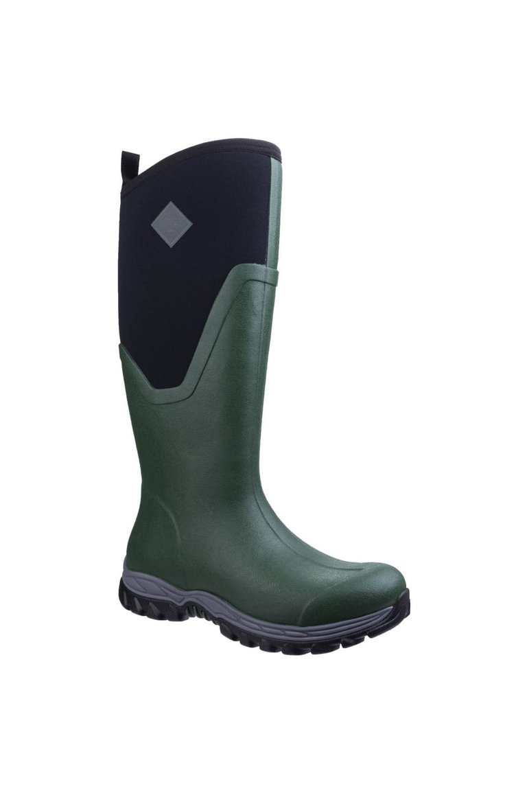 Womens/Ladies Arctic Sport Tall Pill On Rain Boots (Green) - Green