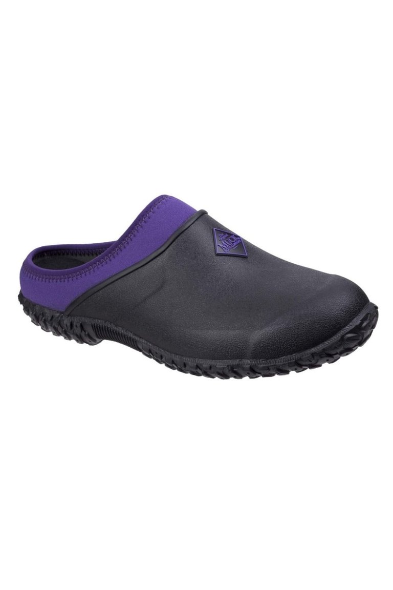 Womens/Ladies Muckster II Gardening Clogs - Black/Purple - Black/Purple