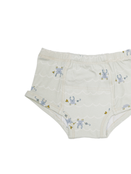 Organic Potty Training Underwear Ocean